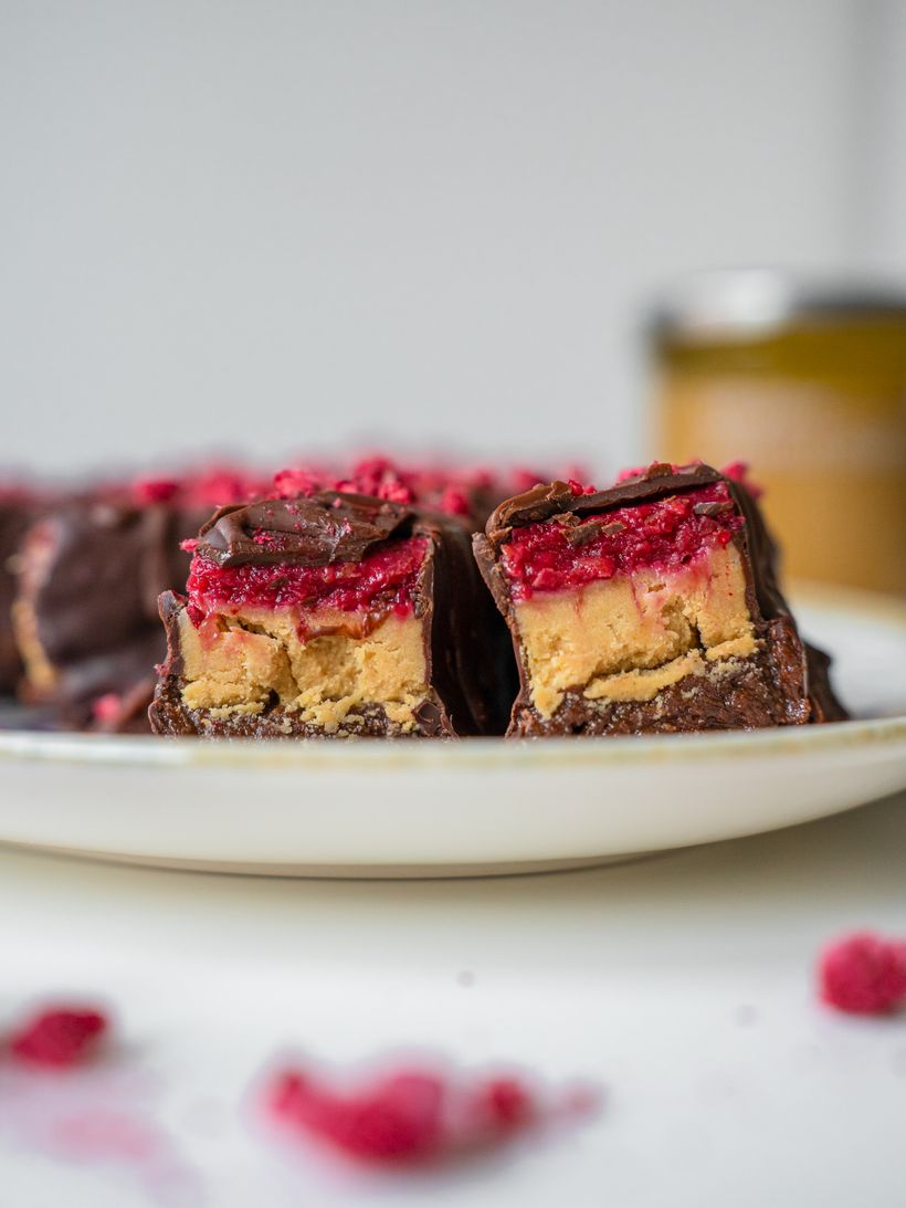 PB&J Brownie Bars