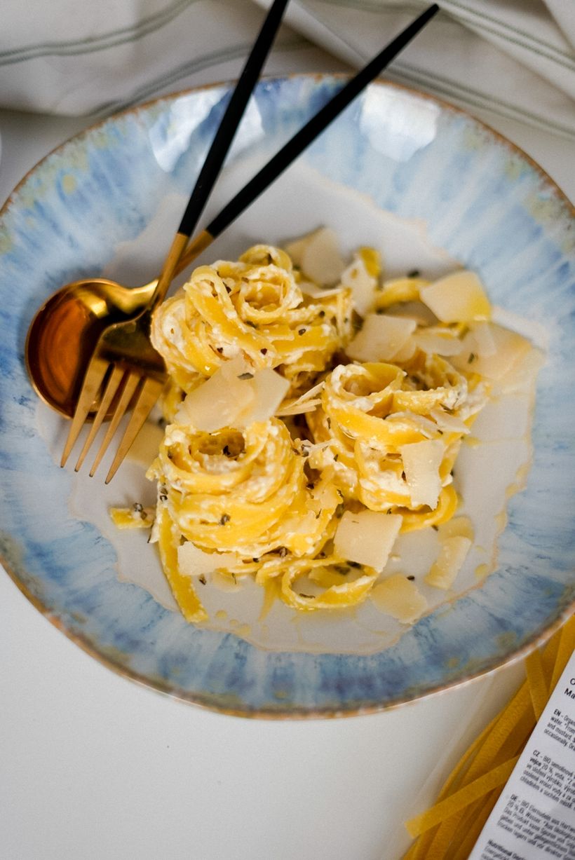 Tagliatelle s parmezánom