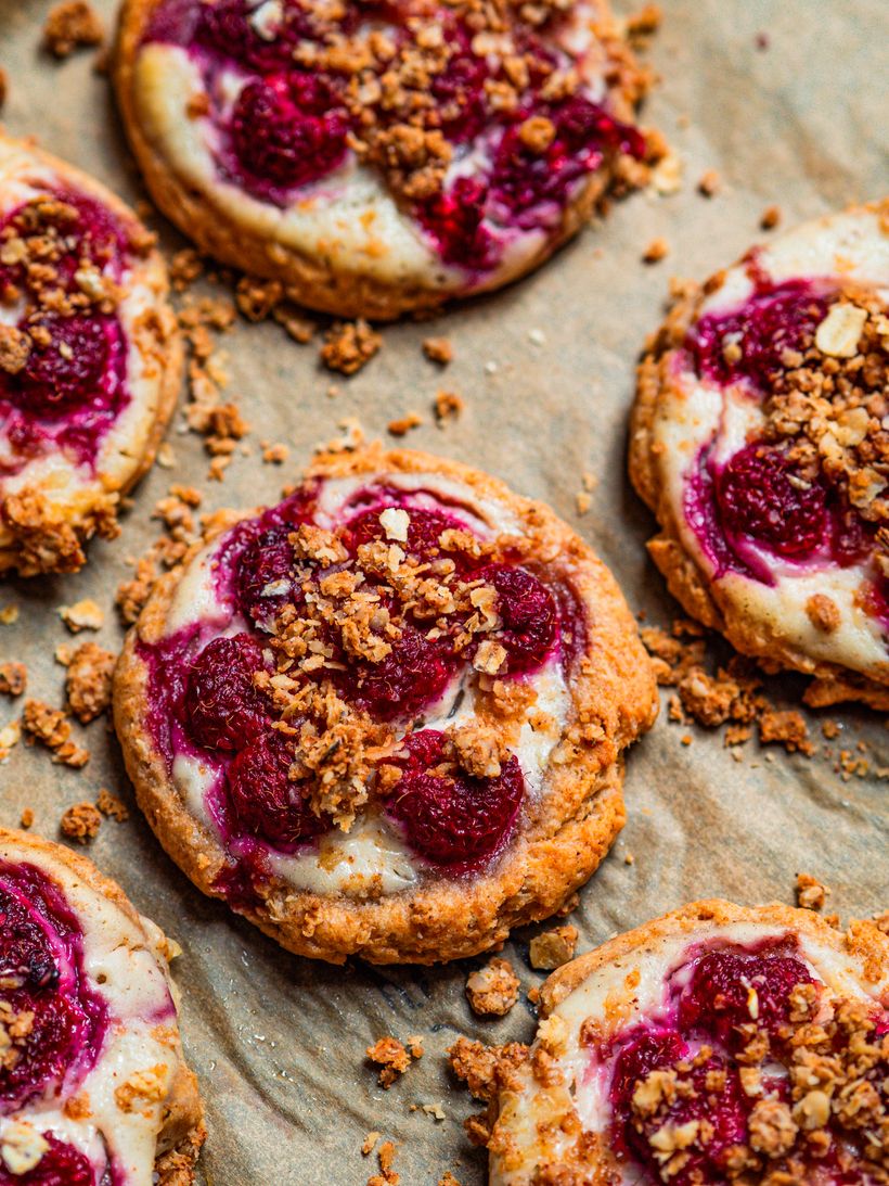 Tvarohové koláčky s ovocem