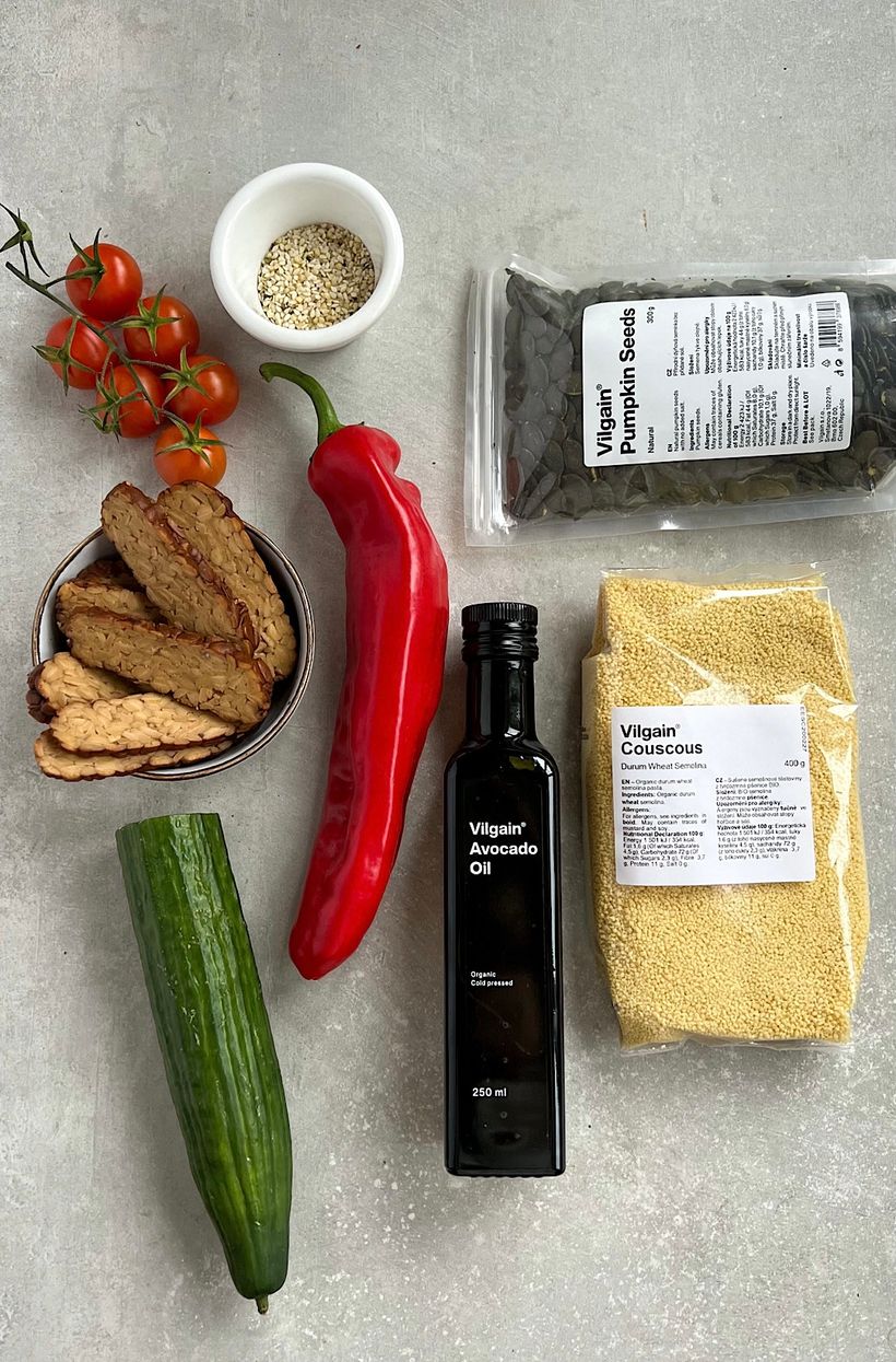 Vegetariánske jedlo do krabičky na celý deň