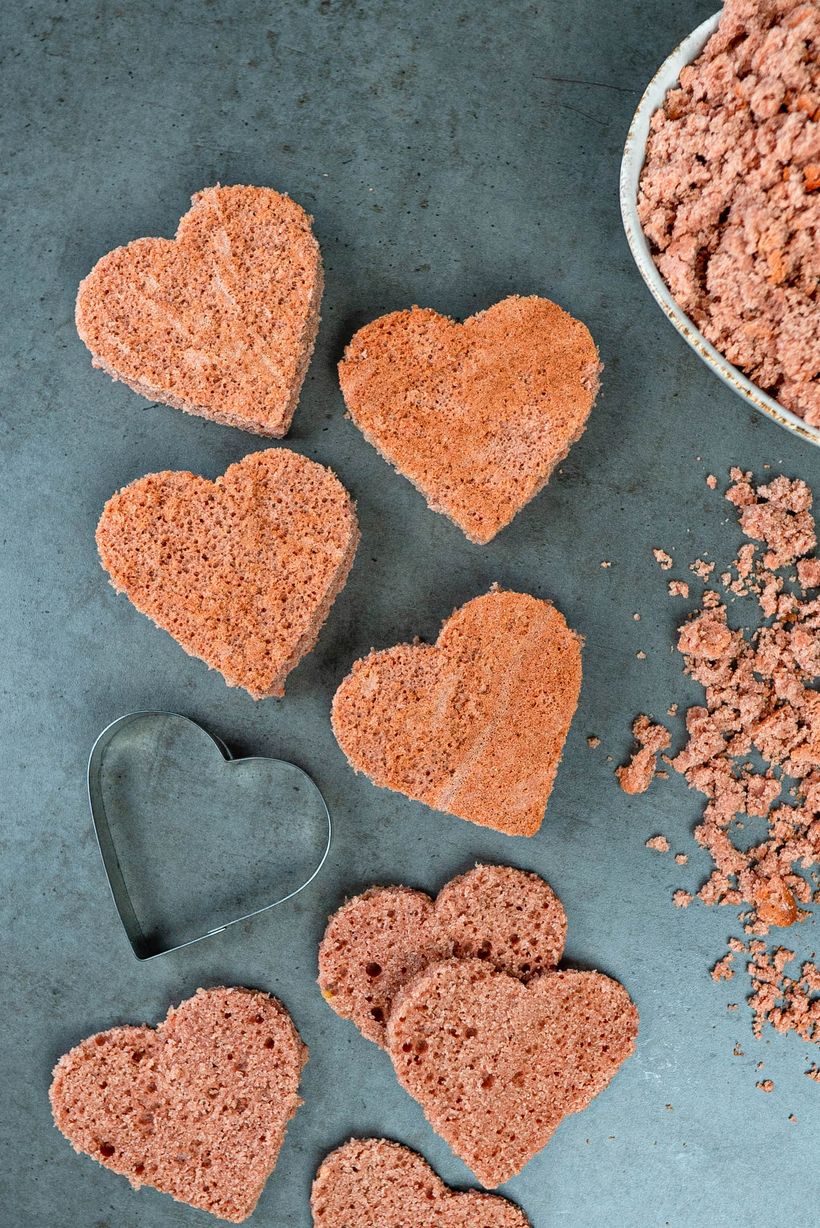 Valentínske Red Velvet srdiečka