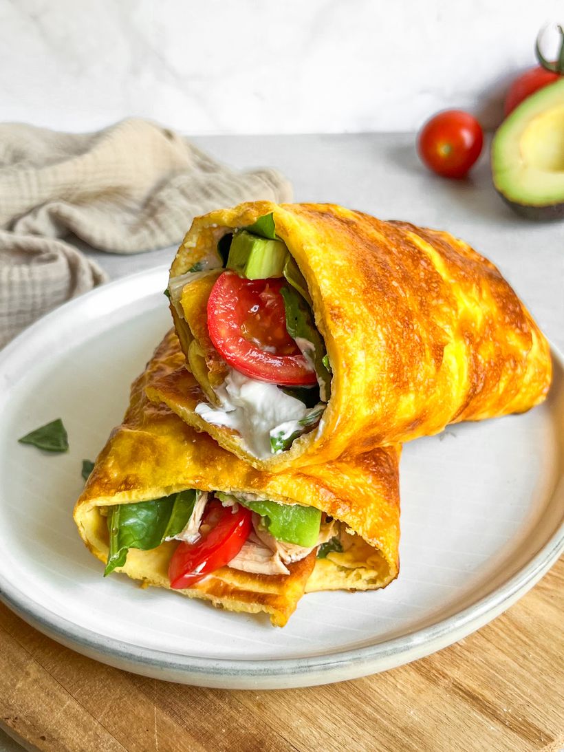 BLT cottage cheese flat bread