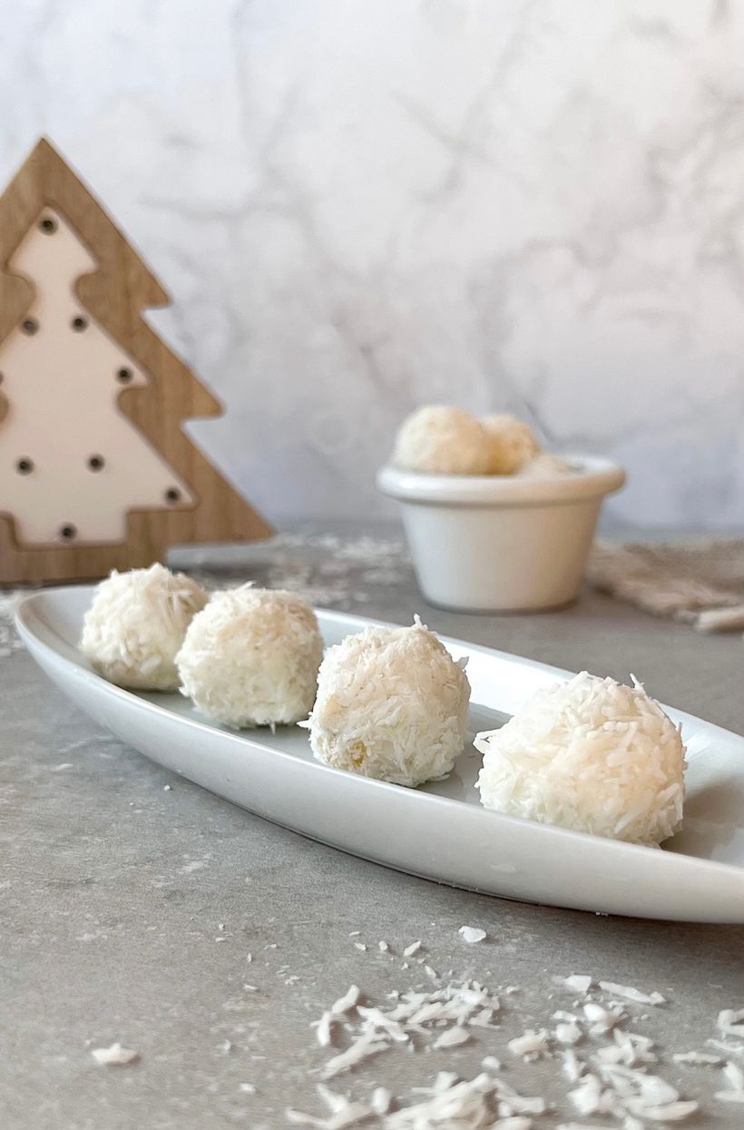 Zdravé Raffaello kuličky z tvarohu