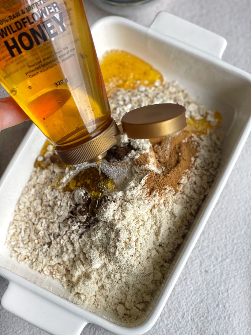 Jablečné baked oats