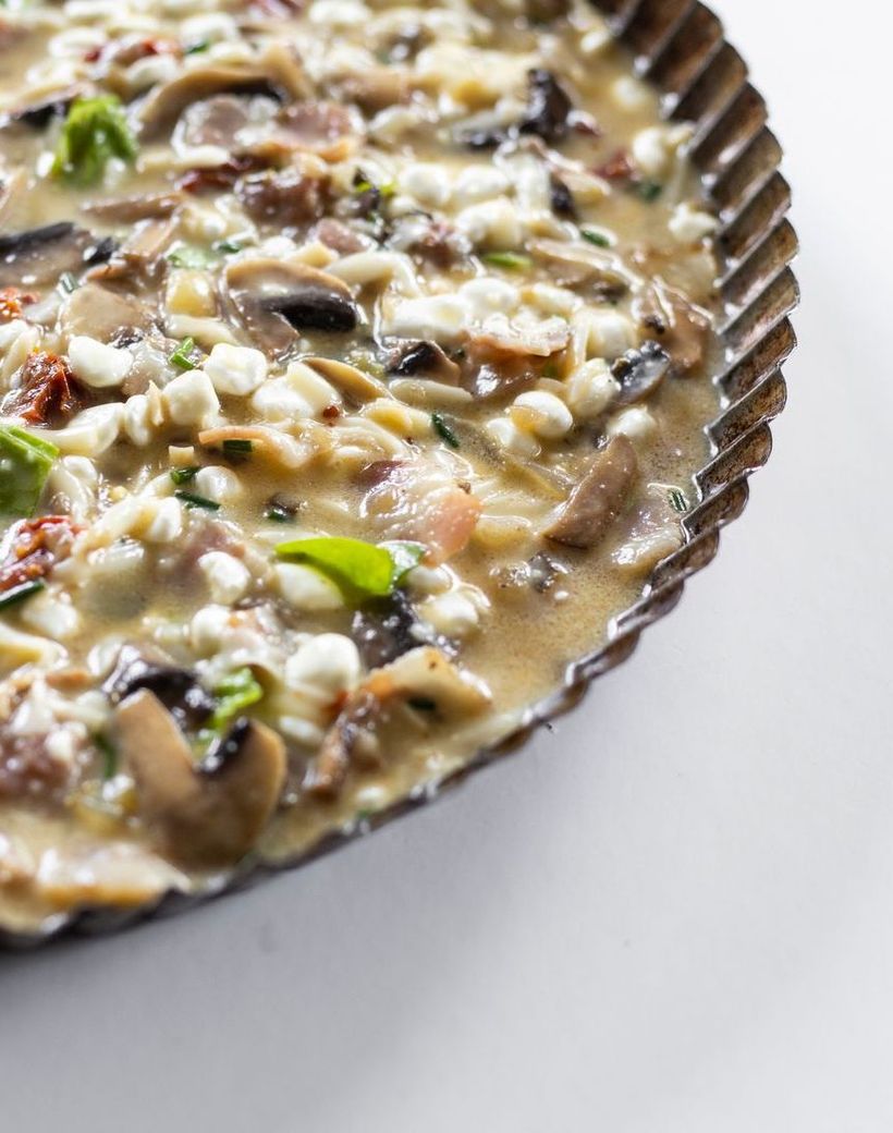 Zdravý slaný koláč à la low carb quiche