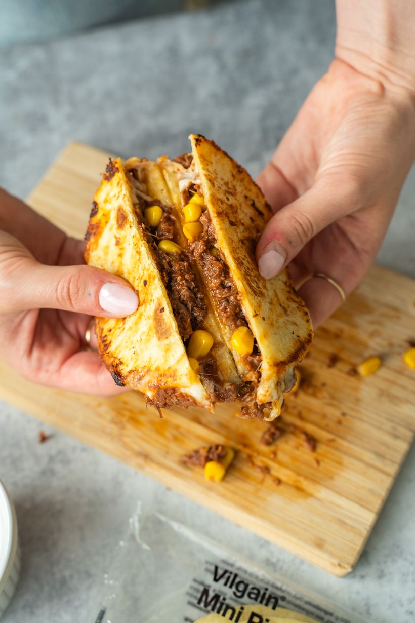 Mini quesadillas se zakysanou smetanou