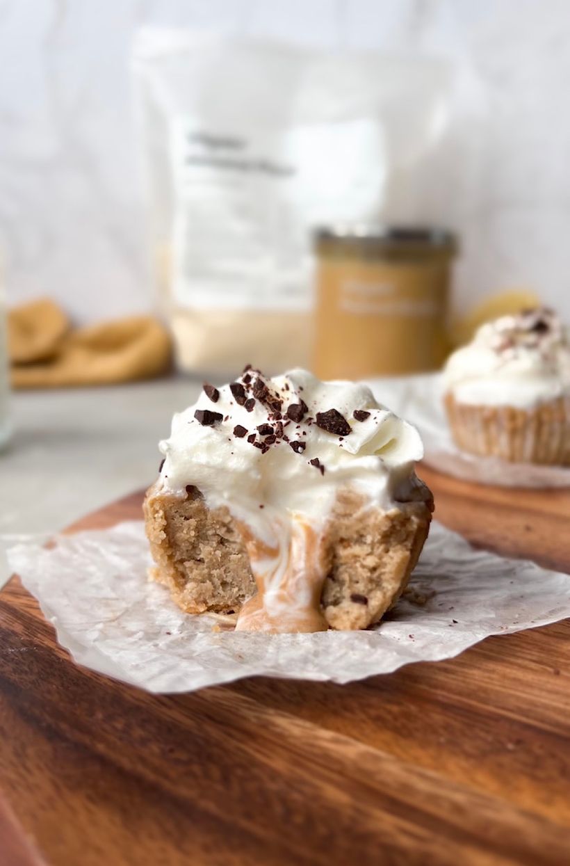 Vegan banoffee cupcakes