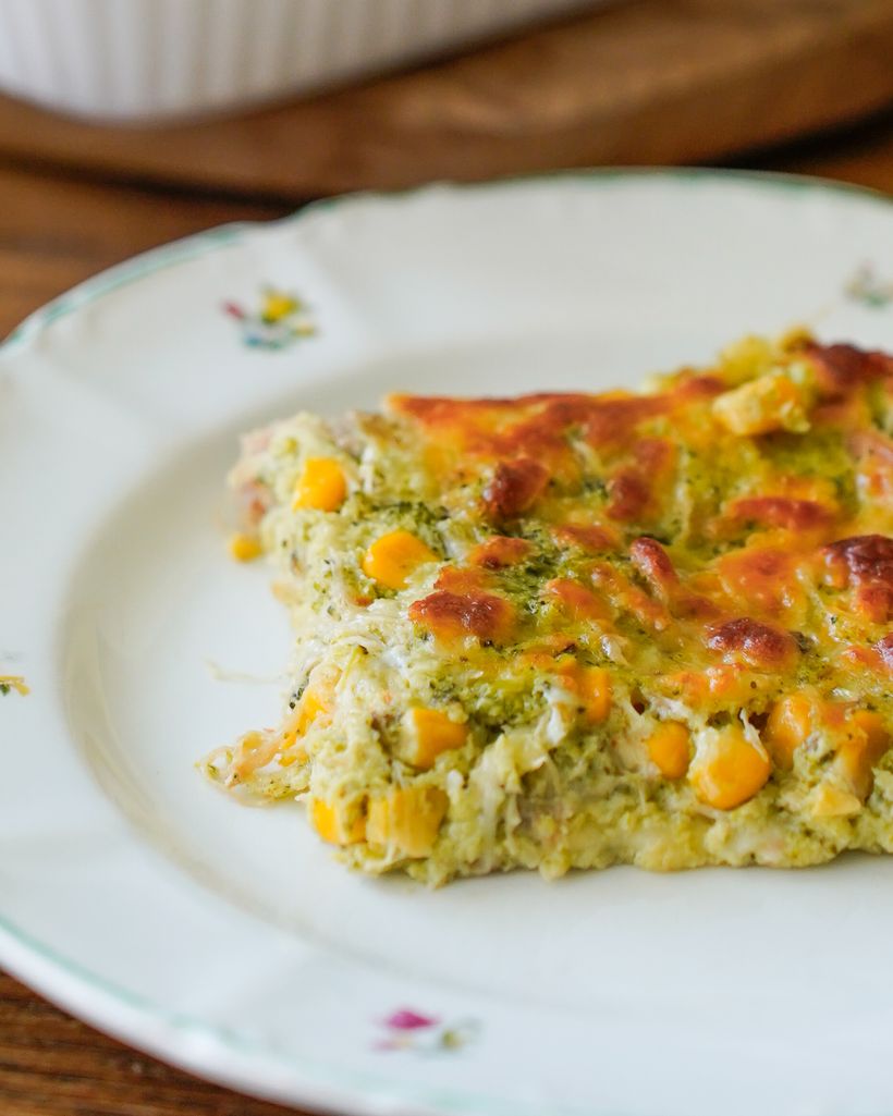 Brokolicový quiche s kuřecím masem