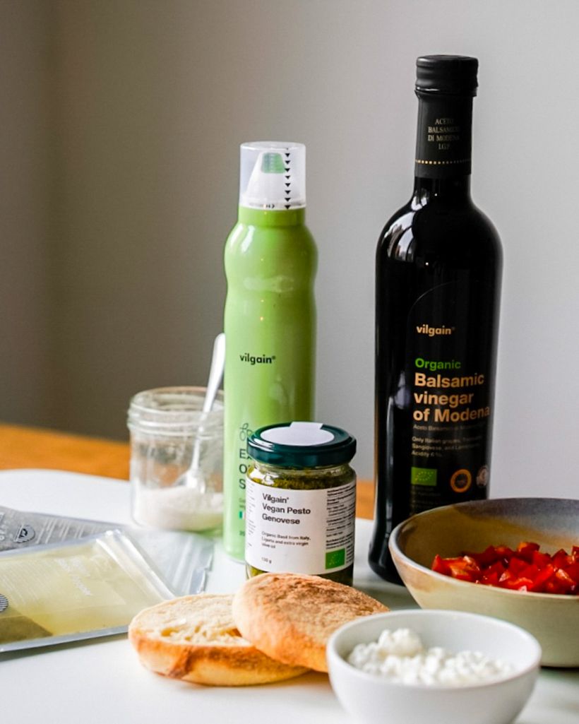 Caprese English Muffins