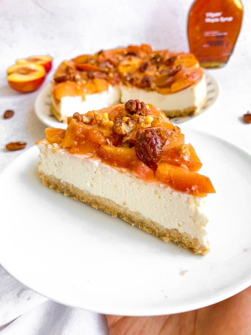 Vanilkový cheesecake s ovocem