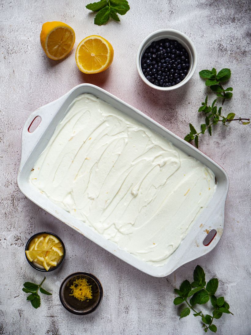 Čučoriedkovo-citrónová buchta