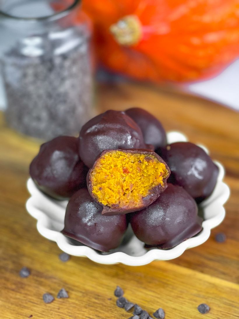 Sütőtökös trüffel