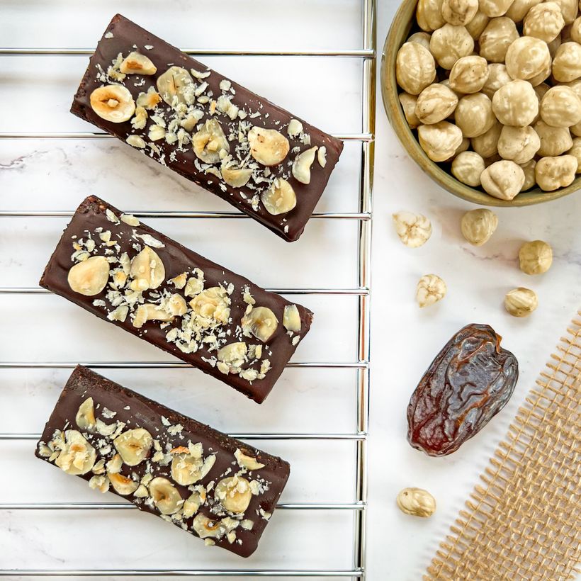 Proteínové tyčinky à la Ferrero Rocher