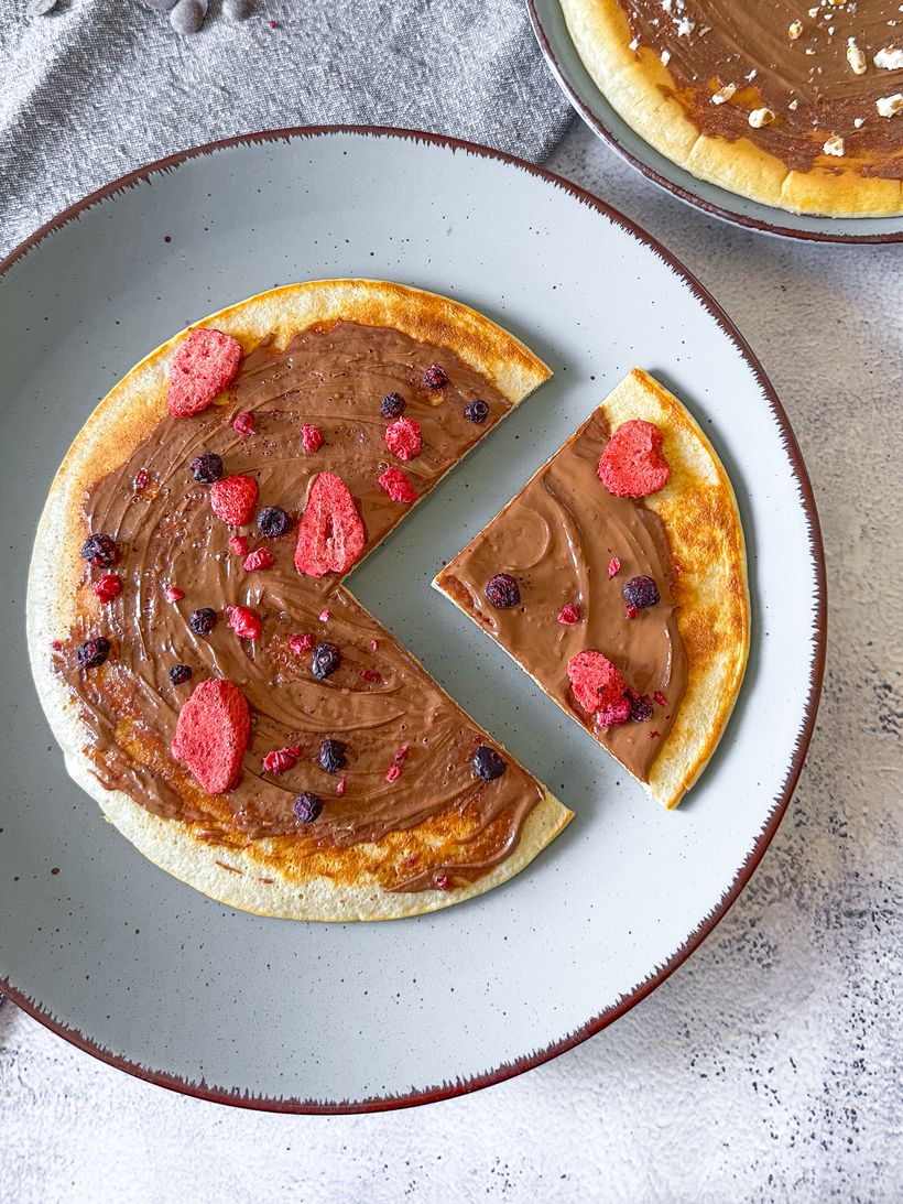 Snídaňová proteinová cookie s ovocem