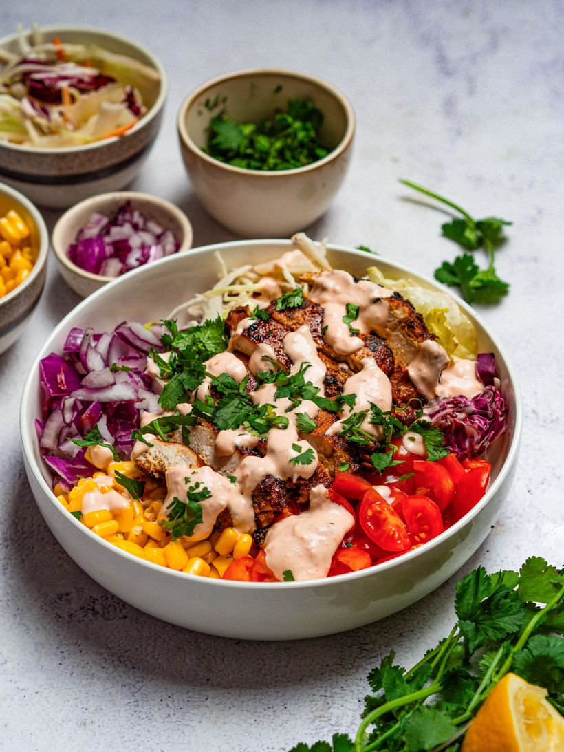 Chicken Poke Bowl