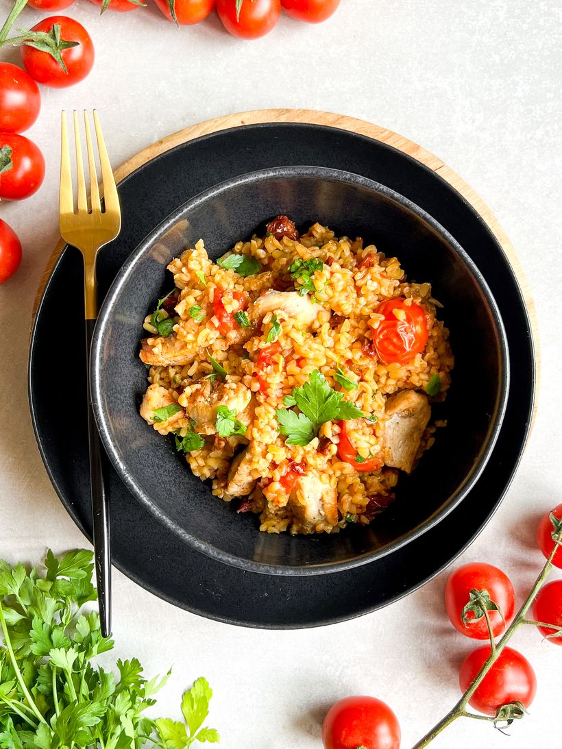 Bulgureto s kuřecím masem