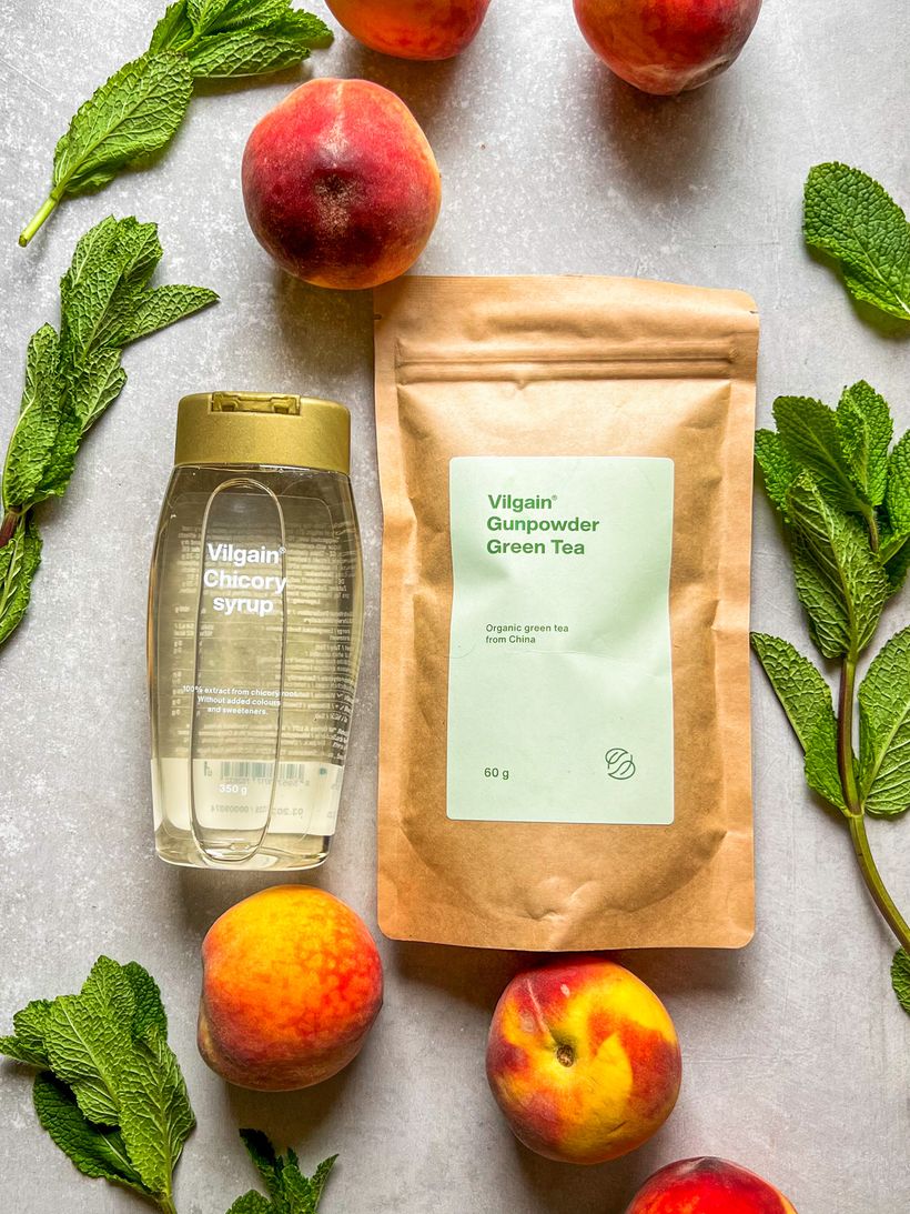 Homemade Peach Iced Tea
