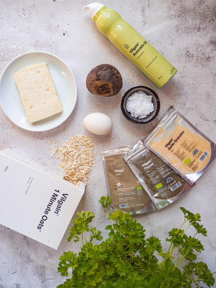 Karbanátky z červené řepy s balkánským sýrem