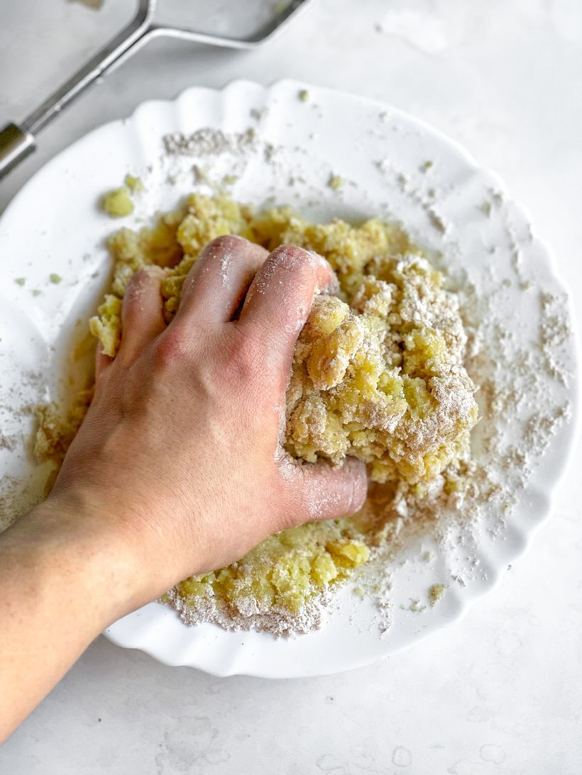 Zemiakové lievance plnené tuniakom a syrom