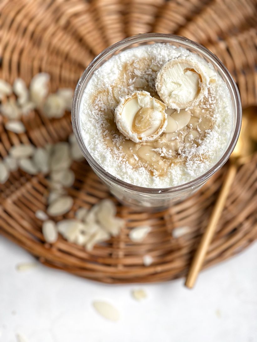 Raffaello overnight oats