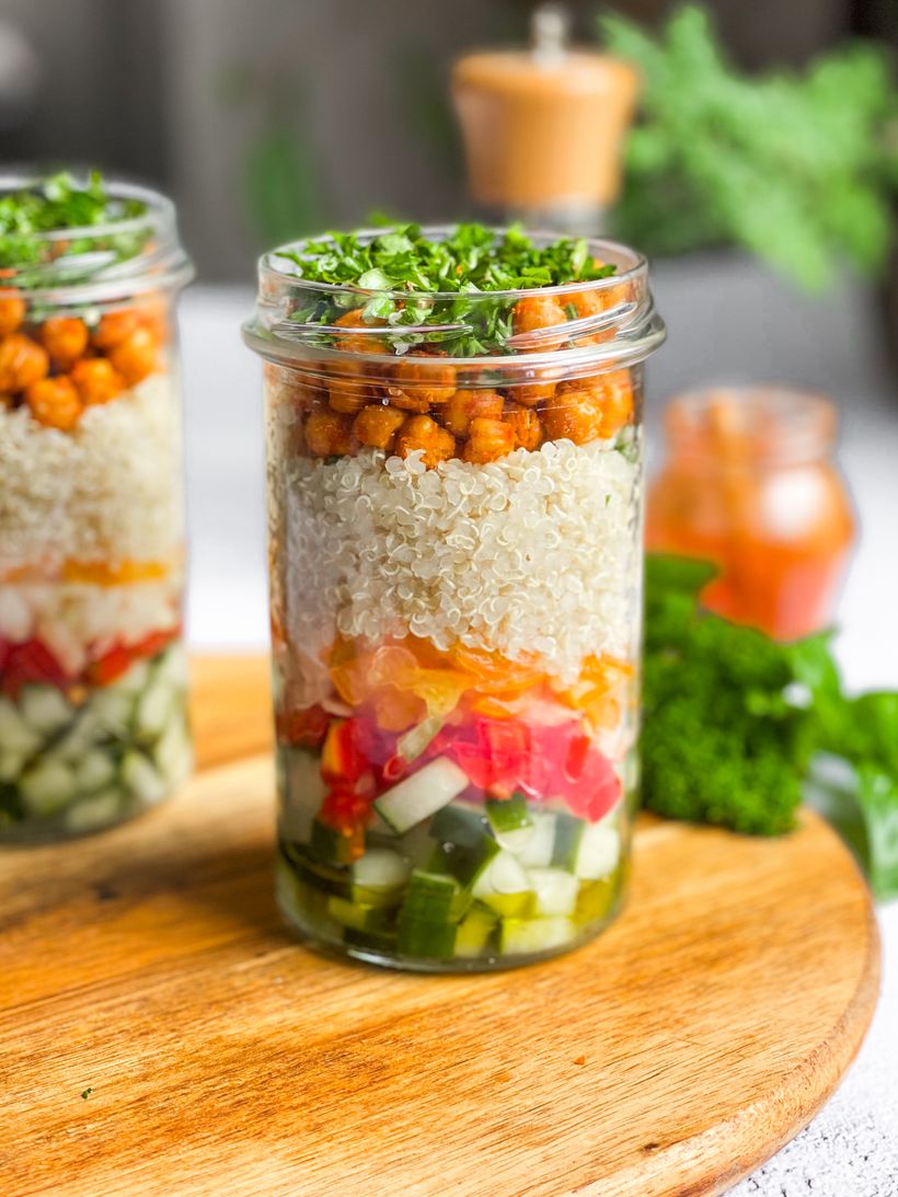 Quinoa salát do skleničky