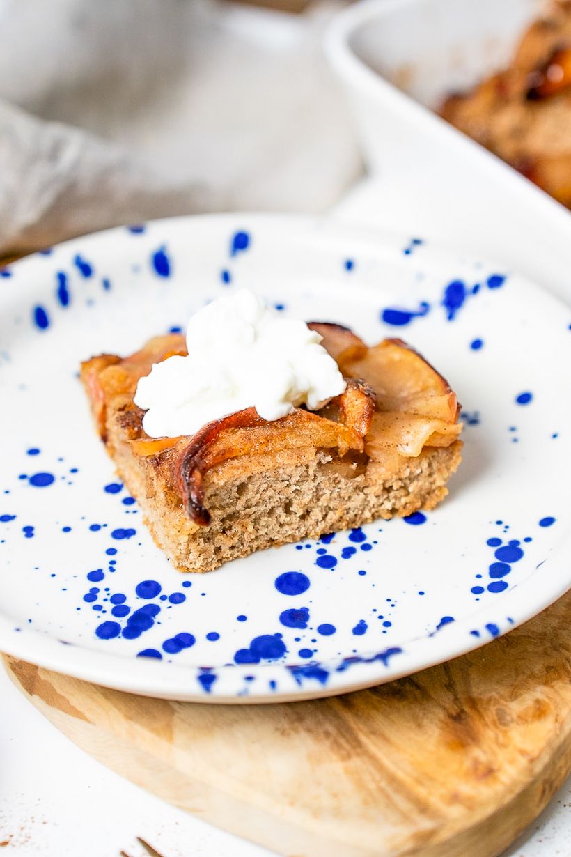 Apfel-Cobbler mit Quark