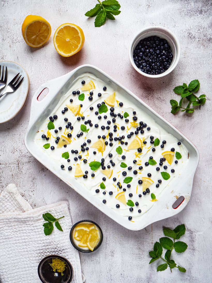 Čučoriedkovo-citrónová buchta