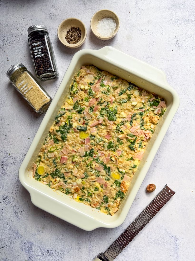 Velikonoční nádivka s medvědím česnekem