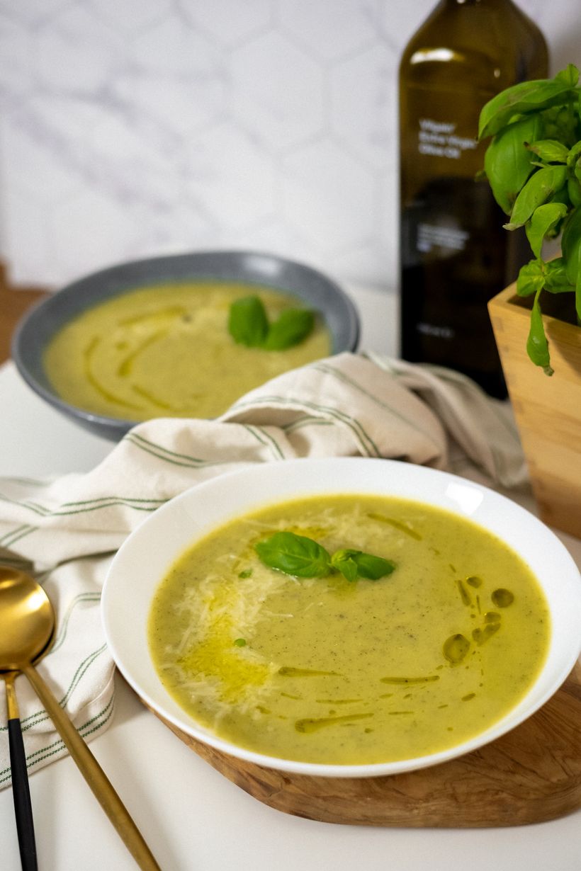 Italian Courgette and Parmesan Soup