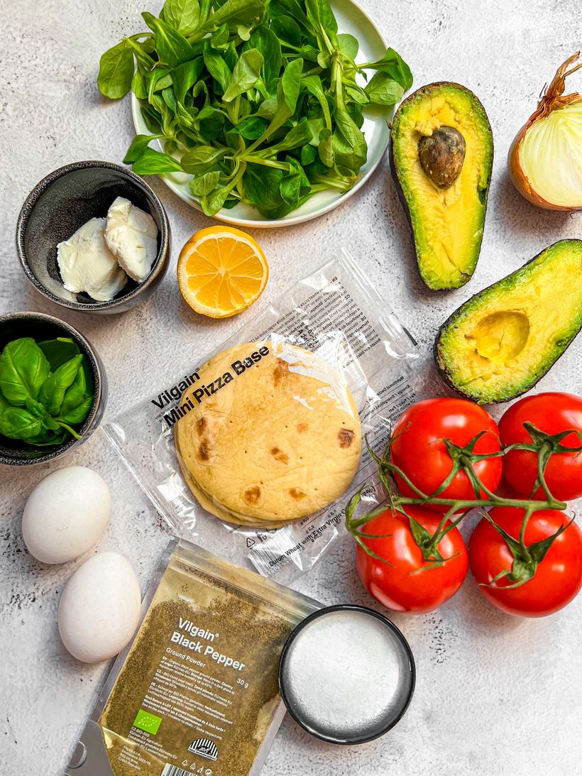 Slané snídaňové tacos s pošírovaným vejcem