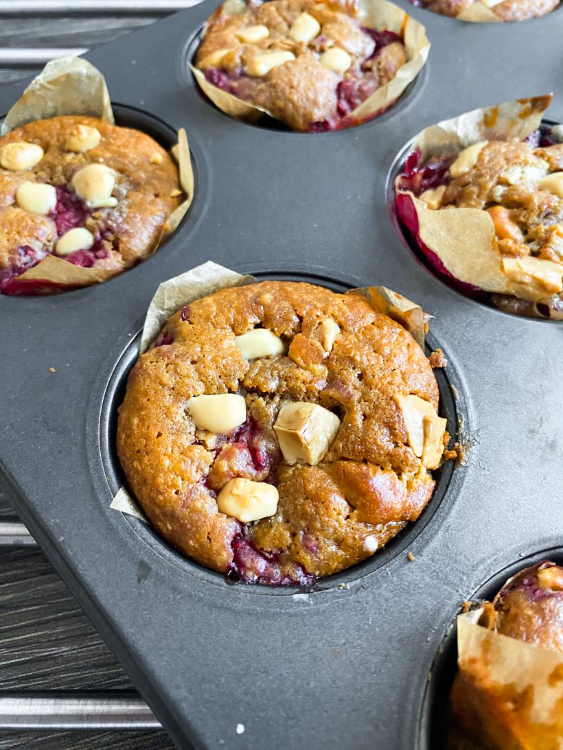 Nadýchané muffiny s ovocem