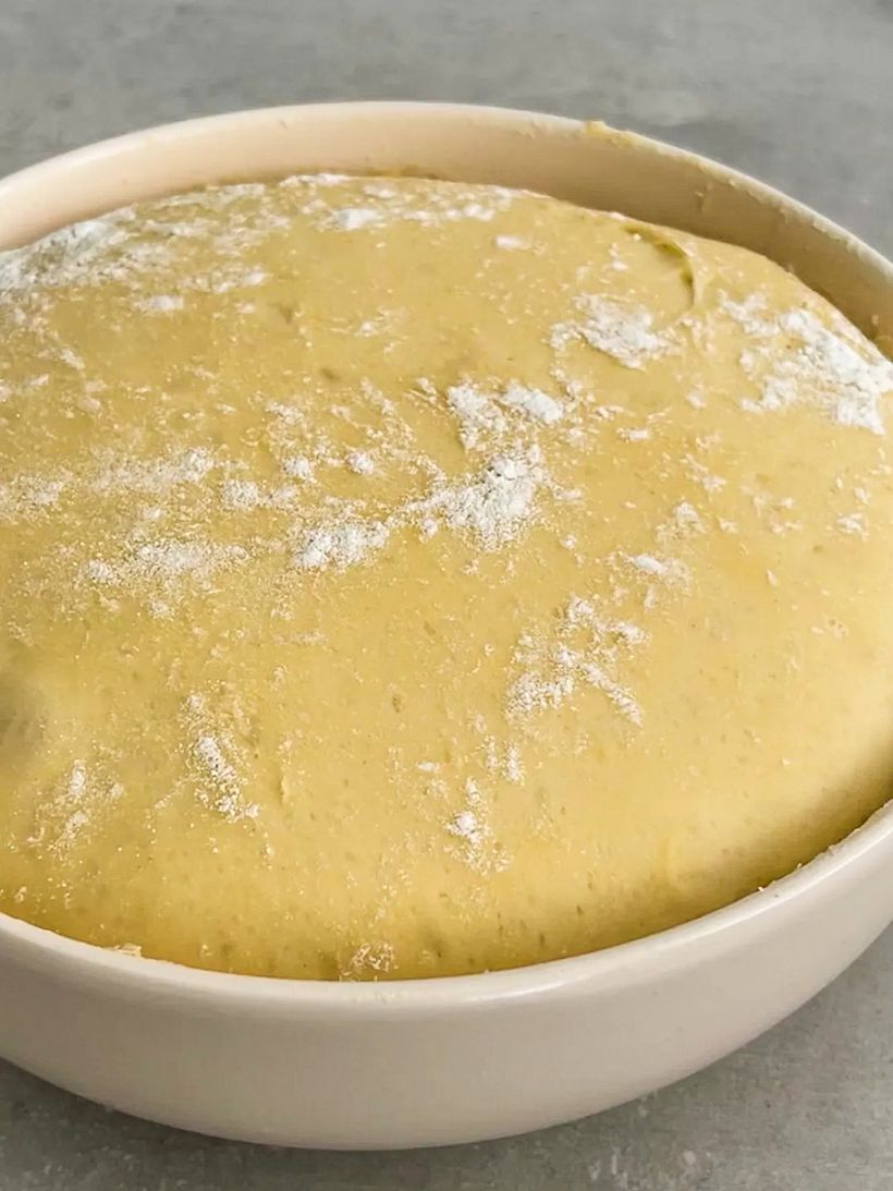 Pizza šneci z kynutého těsta