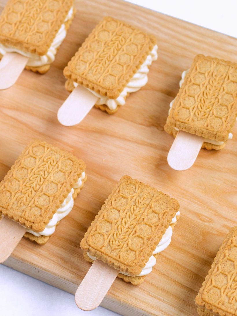 Zmrzlinky ze sušenky bez cukru