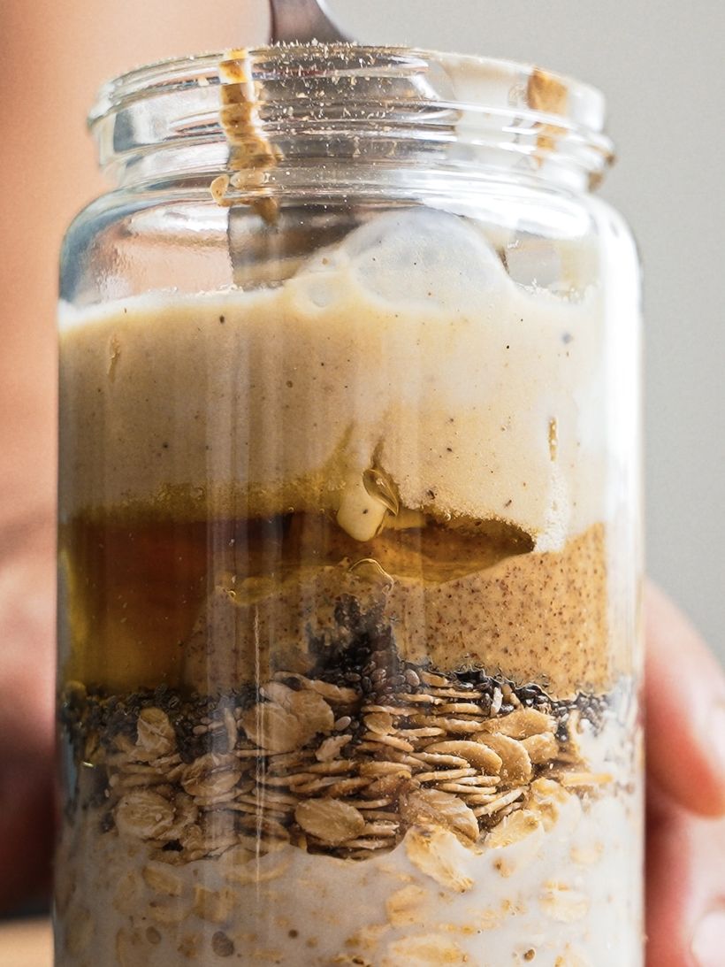 Protein Overnight Oats with Fruit