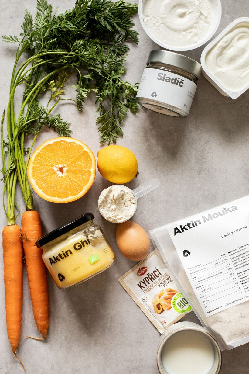 Mrkvový dort do skleničky