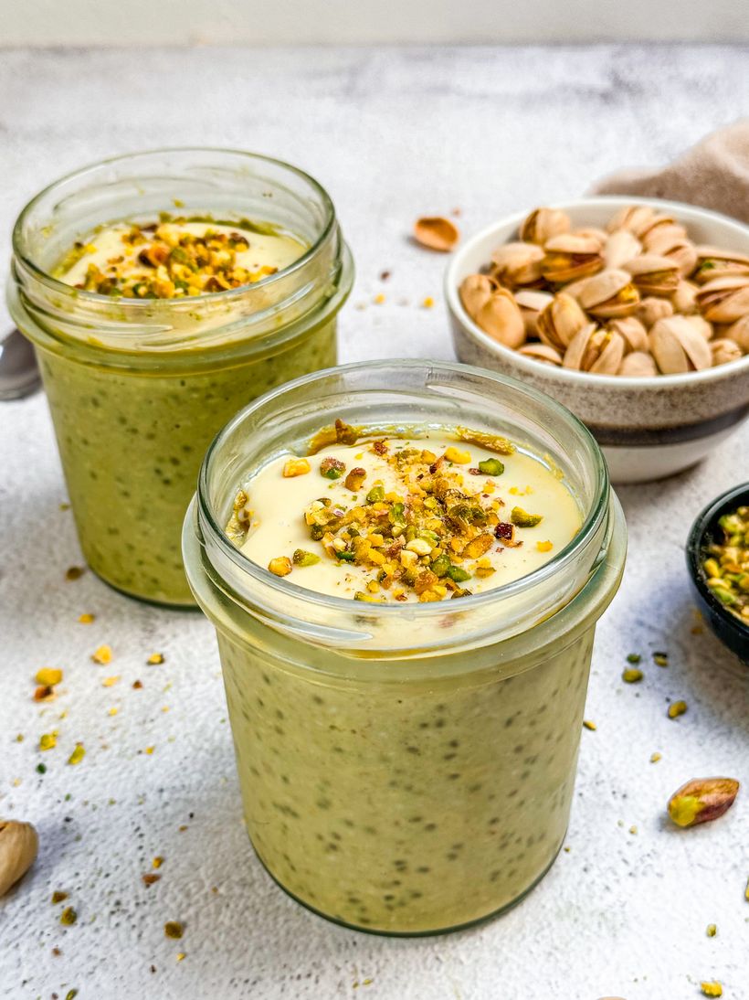Pistáciové overnight oats