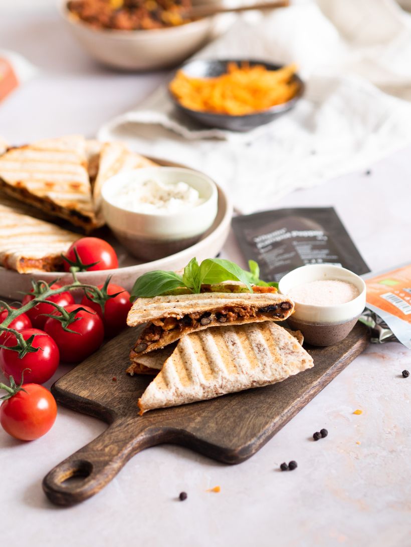 Quesadillas s Chilli con carne
