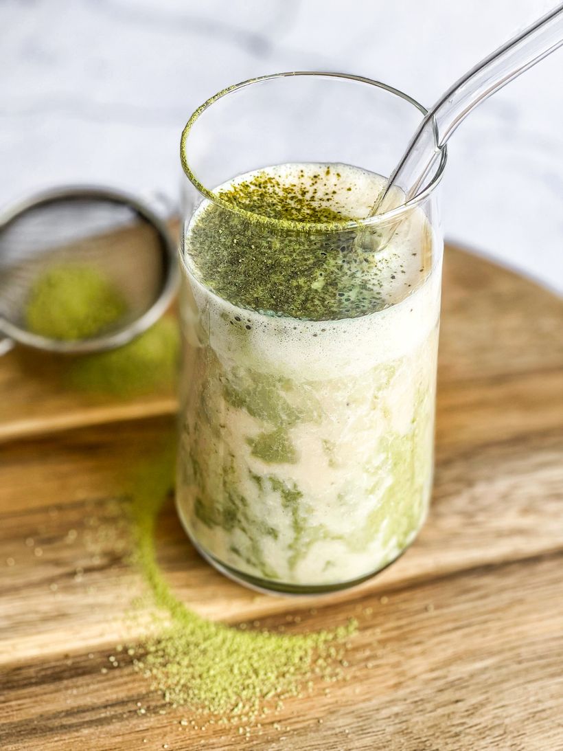 Banana Matcha Latte