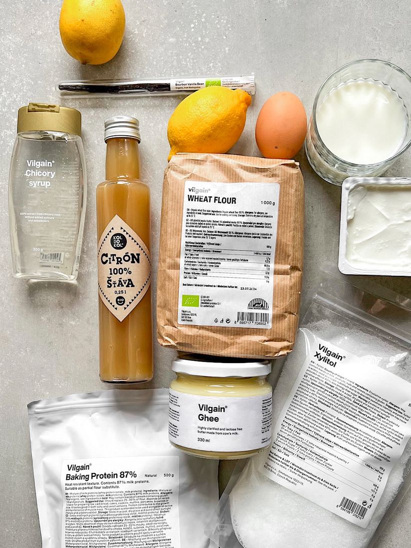 Citrónový koláč s tvarohom