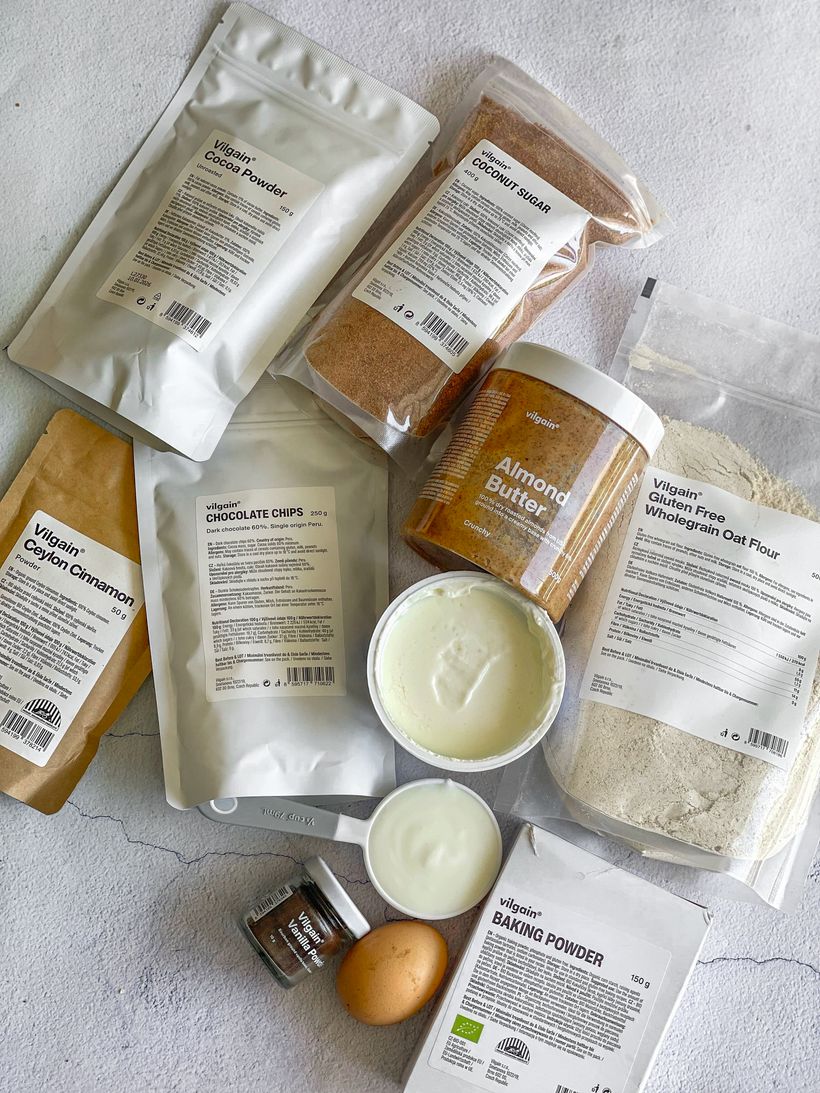 Čokoládové cheesecake muffiny