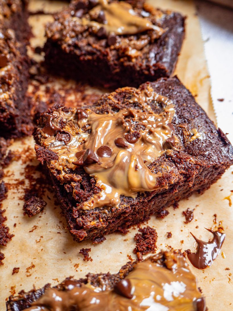 Brownies s arašídovým máslem