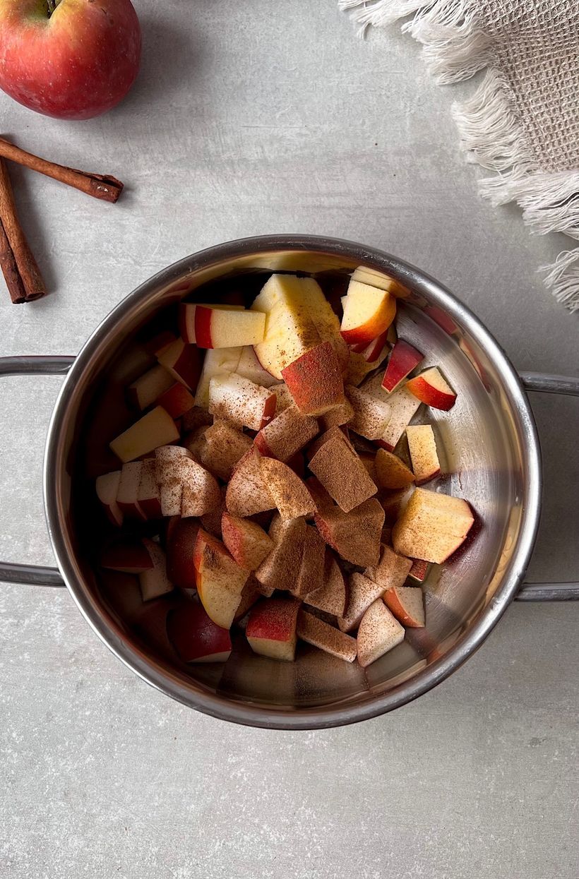 Jablkový dezert à la jeseň v pohári