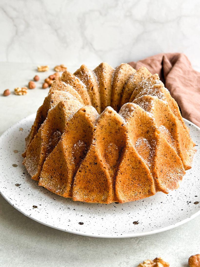 Hrníčková ořechová bábovka