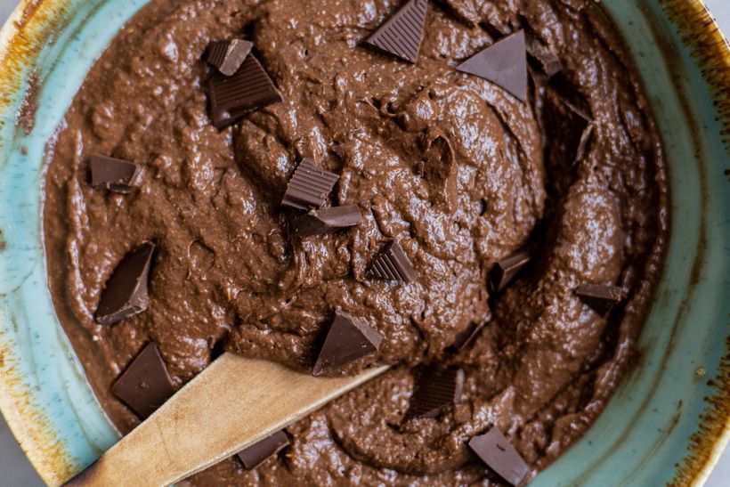 Čokoládové muffiny so šťavnatou tvarohovou náplňou