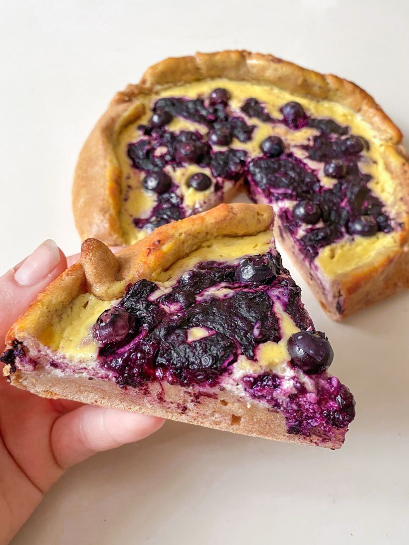 Borůvková galetka s tvarohem