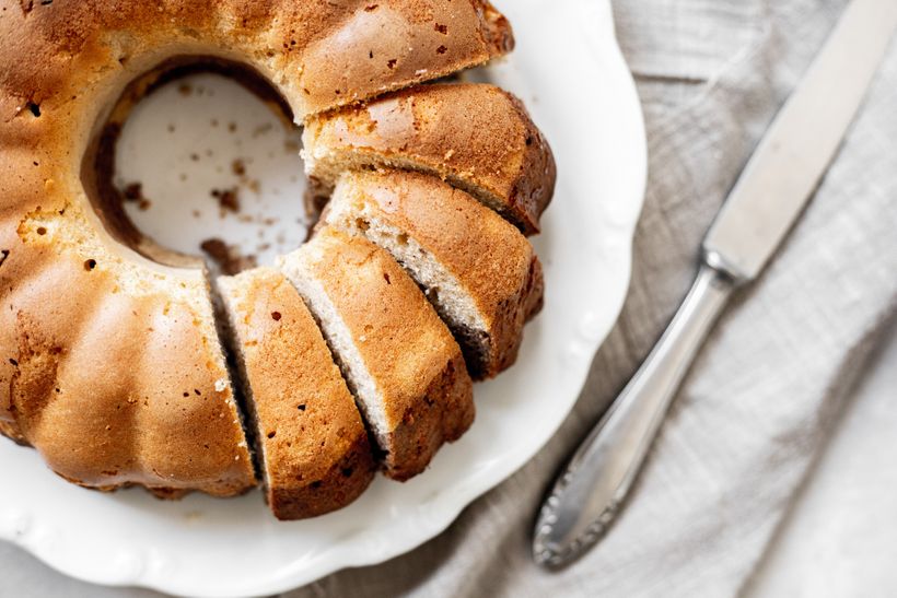 Gesunder Kefir-Gugelhupf aus Dinkelmehl
