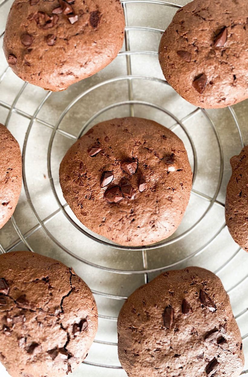 Double chocolate cookies alebo čokoládové sušienky