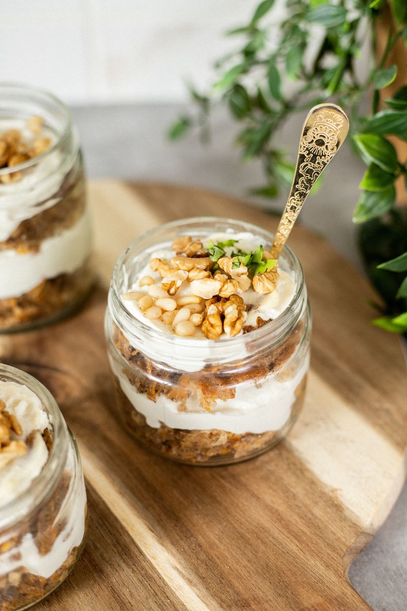 Mrkvový dort do skleničky