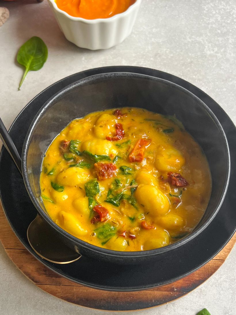 Dýňové gnocchi s krůtím masem