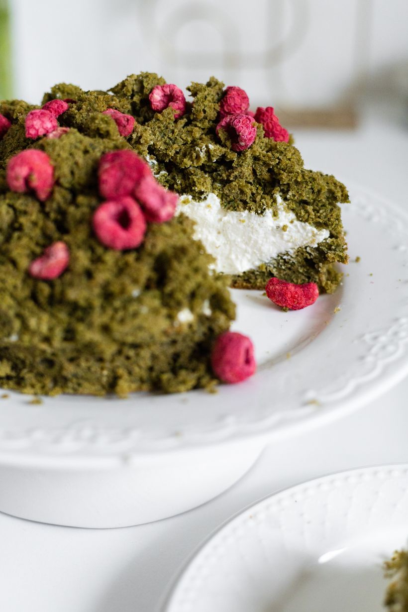 Spinach Moss Cake